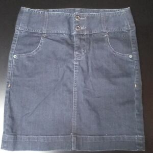 🎃2 for $20 Mix &Match🎃 Converse Dark Wash Jean Pencil Skirt W/ Slit In Back